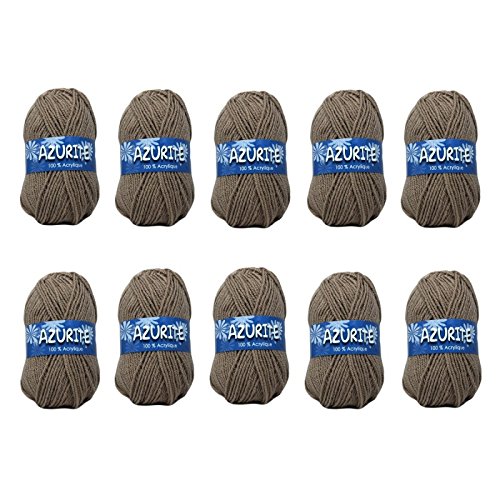 - 10 pelotes de laine à tricoter distrifil azur...