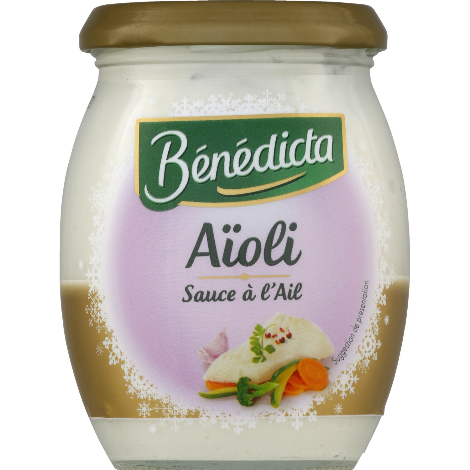 BENEDICTA Sauce Aïoli BENEDICTA code EAN 3660603004828 