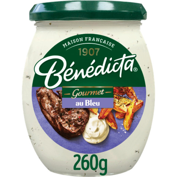 SAUCES GOURMET AU BLEU
BÉNÉDICTA