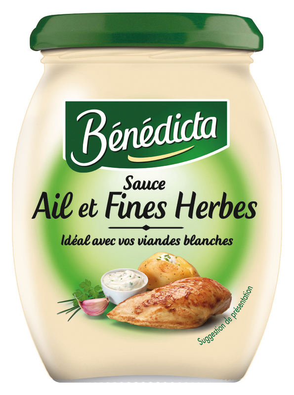 SAUCE AIL ET FINES HERBES bénédicta