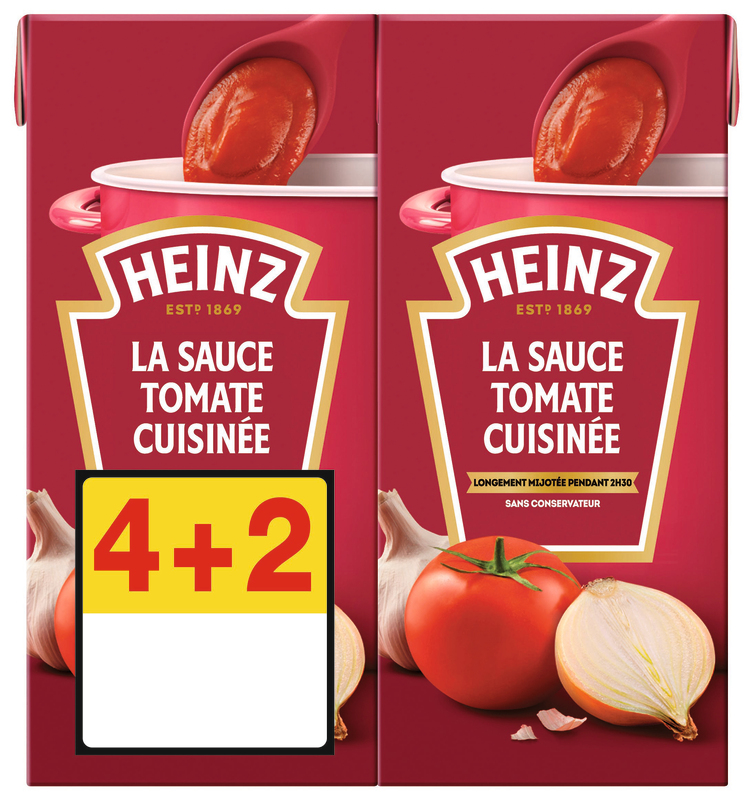 SAUCE TOMATE CUISINÉE AIL & OIGNON heinz