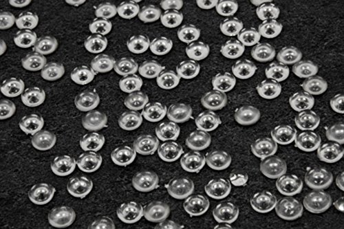 Perles effet goutte de pluie transparentes