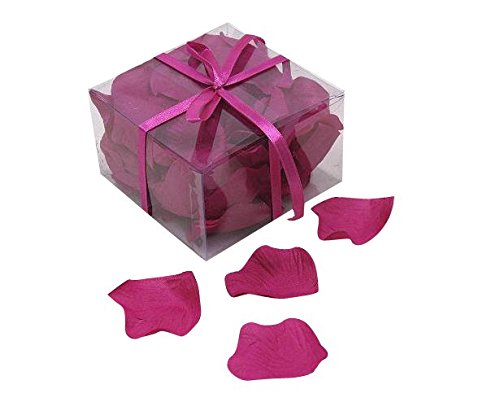 Confettis pétale tissu ( boîte de 100 ) - fushia