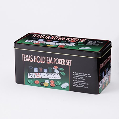 Coffret Poker en métal 200 jetons 3660704262325 Wedestock Coffret Poker en métal 200 jetons 3660704262325 Wedestock