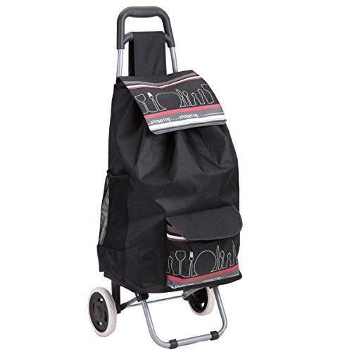 Chariot de course Noir avec motif