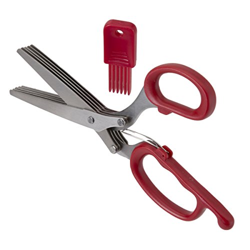 Ciseaux de cuisine 5 lames avec ressort