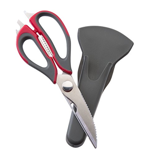 Ciseaux de cuisine multifonctions aimantés