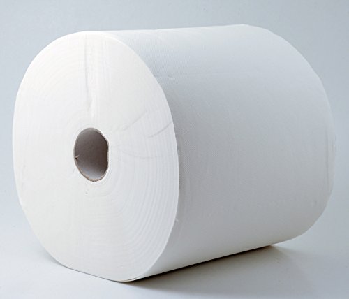 Bobines essuyage industriel gaufré blanc T.10 -...