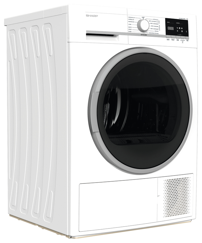 SECHE LINGE CONDENSATION AVEC POMPE A CHALEUR 7KG SHARP 3660767966666 SHARP