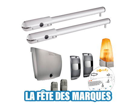 MOTORISATION DE PORTAIL BATTANT SGS ESSENTIAL SOMFY code EAN 3660849571245 