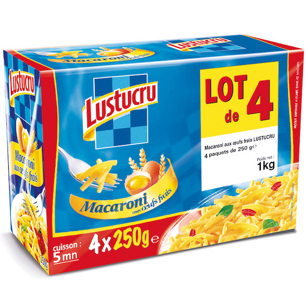 PÂTES AUX ŒUFS FRAIS LUSTUCRU