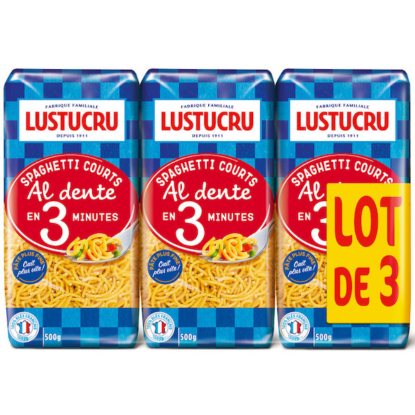 Pâtes Al dente en 3 minutes