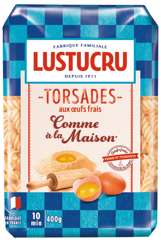 PÂTES COMME À LA MAISON TORSADES LUSTUCRU