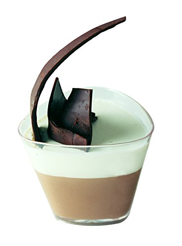 Lot de 100 verrines plastique PS spéciales pâti...