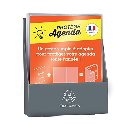 EXACOMPTA - 1protège-agendas en plastique trans...