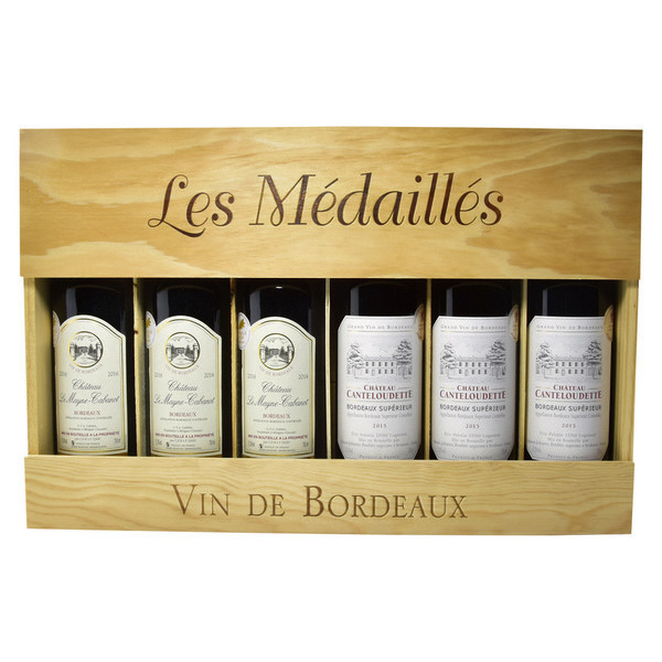 Caisse bois Vin de Bordeaux  3660989209305 (3660989209305)