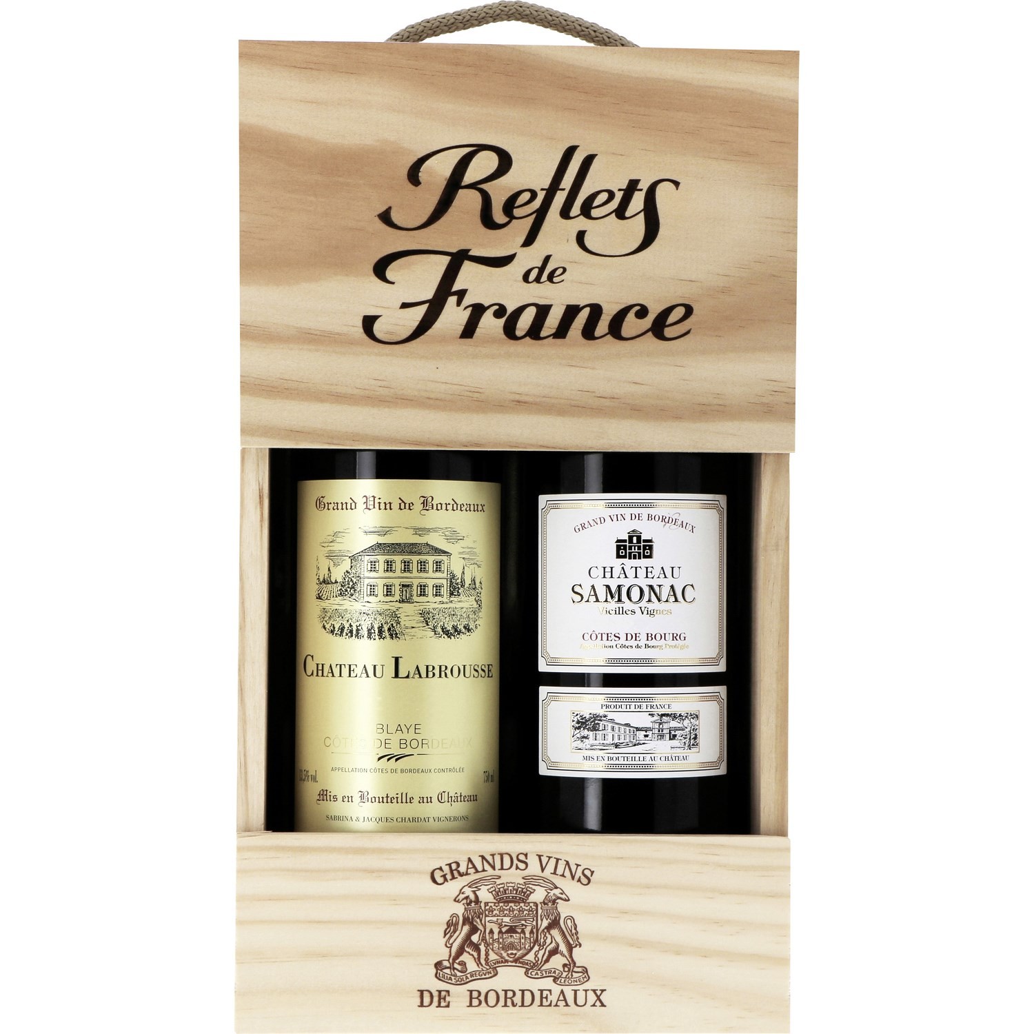 REFLETS DE FRANCE Vin rouge Blaye Côtes de Bordeaux REFLETS DE FRANCE code EAN 3660989221178 