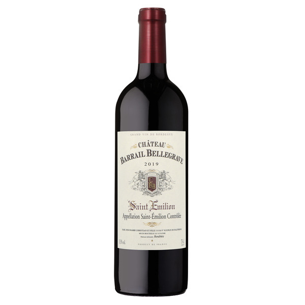 Saint-Émilion Château Barrail Bellegrave code EAN 3660989230729 