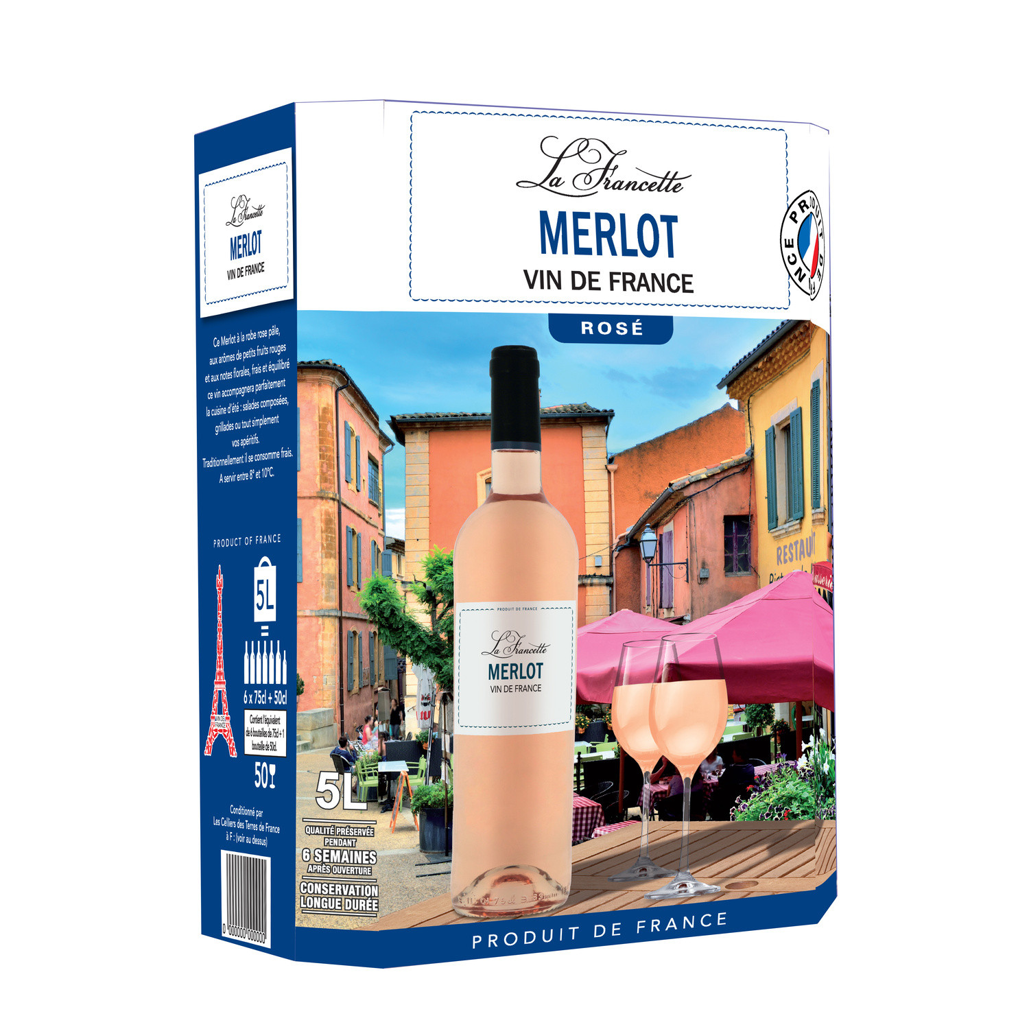 Vin rosé Merlot