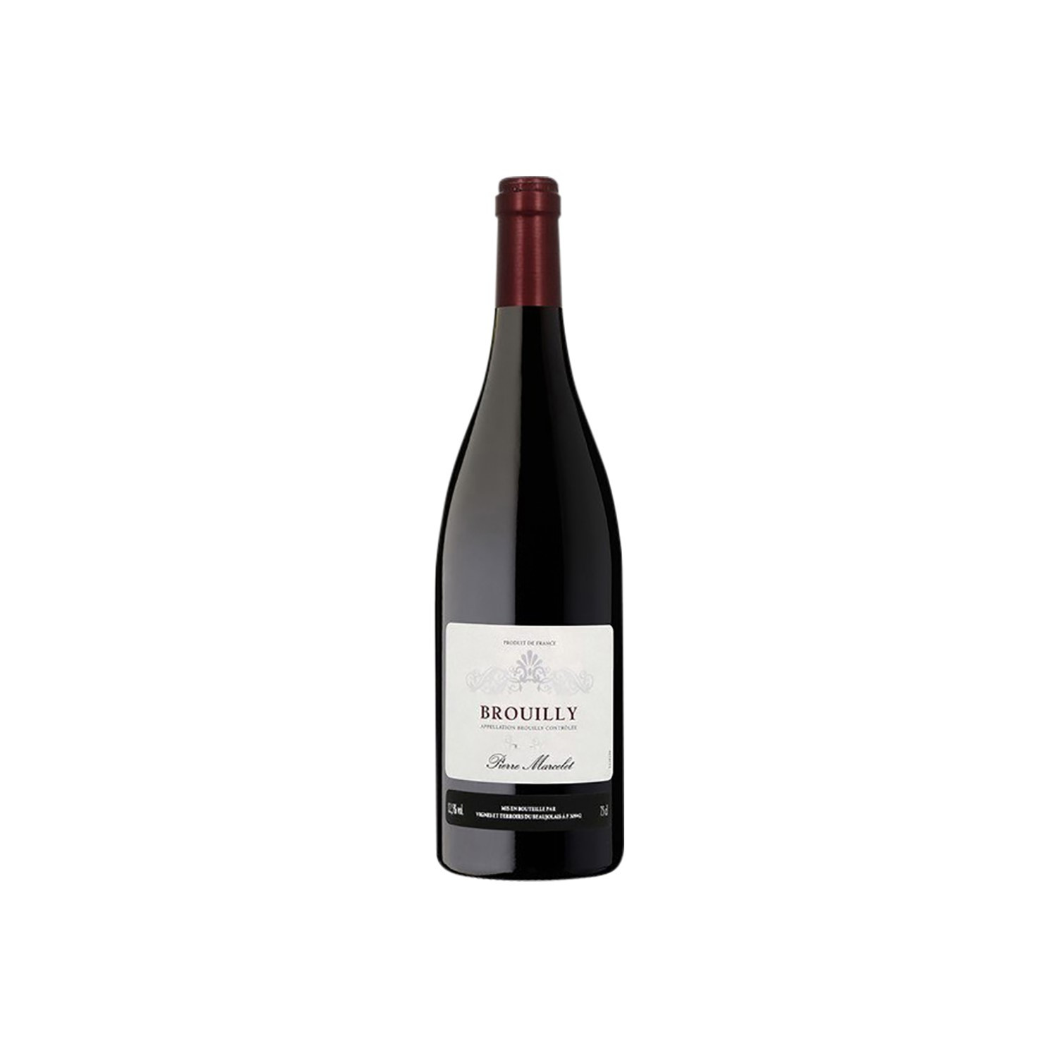 SANS. Vin Rouge Beaujolais Brouilly PIERRE MARCELET code EAN 3660989237803 