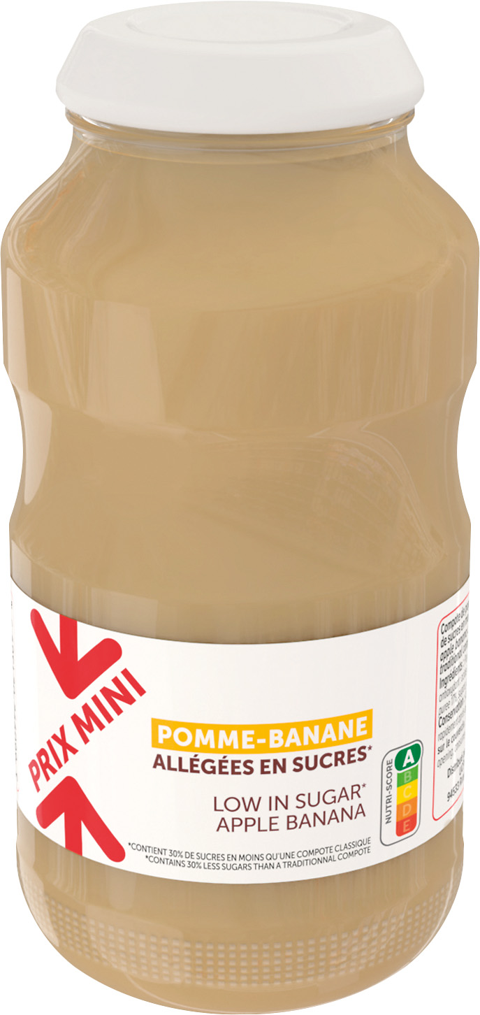  COMPOTE POMME BANANE ALLEGEE PRIX MINI code EAN 3660992021369 