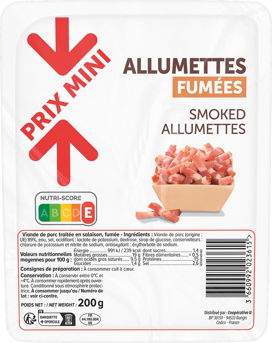  ALLUMETTES PRIX MINI code EAN 3660992023615 