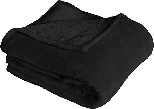 Pcornr130150 plaid polyester noir 150 x 130 cm 3661090090660 Enjoy Home