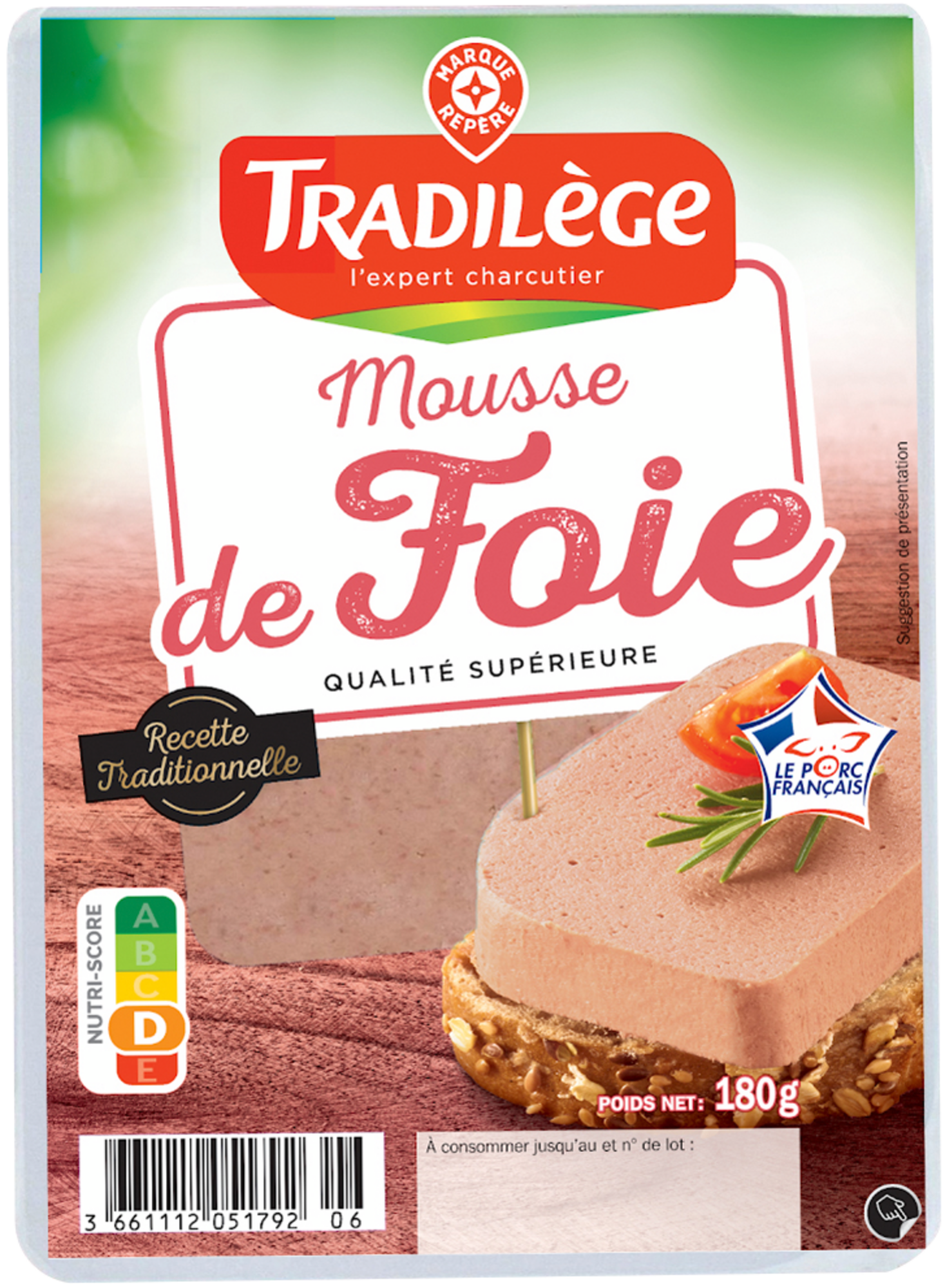 MOUSSE DE FOIE DE QUALITÉ SUPÉRIEURE  