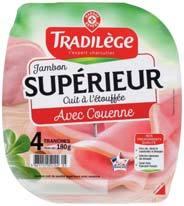 JAMBON SUPÉRIEUR CUIT À L’ÉTOUFFÉE AVEC COUENNE...