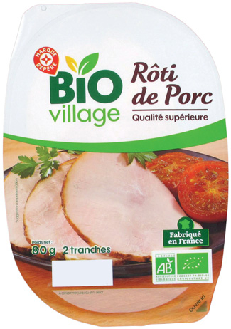 RÔTI DE PORC CUIT QUALITÉ SUPÉRIEURE BIO “BIO V...