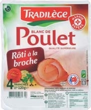 MR2 BLANC DE POULET CUIT RÔTI À LA BROCHE  “TRADILÈGE” * code EAN 3661112059071 