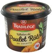 RILLETTES DE POULET RÔTI  “TRADILÈGE”