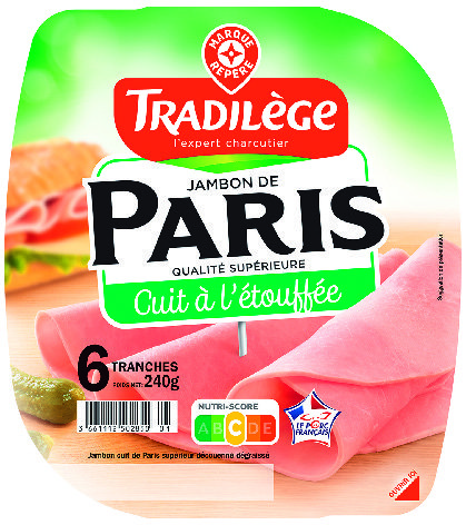 JAMBON DE PARIS QUALITÉ SUPÉRIEURE DÉCOUENNÉ DÉ...