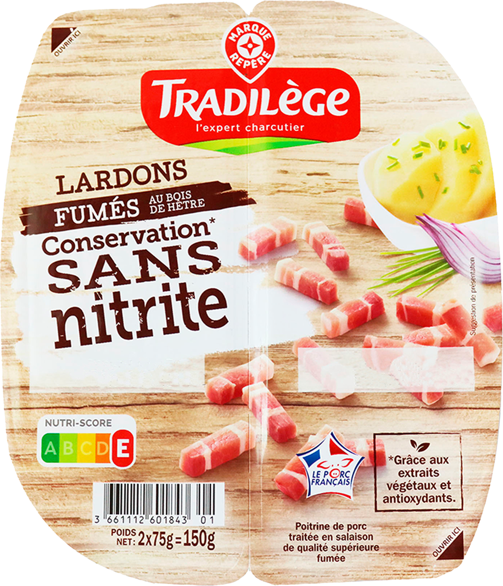 LARDONS CONSERVATION SANS NITRITE