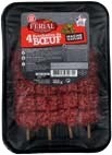 4 BROCHETTES DE BOEUF HACHÉ ”FÉRIAL”