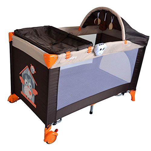 LIT PARAPLUIE 120x60cm BEBE PETIT OISEAU + TABL...