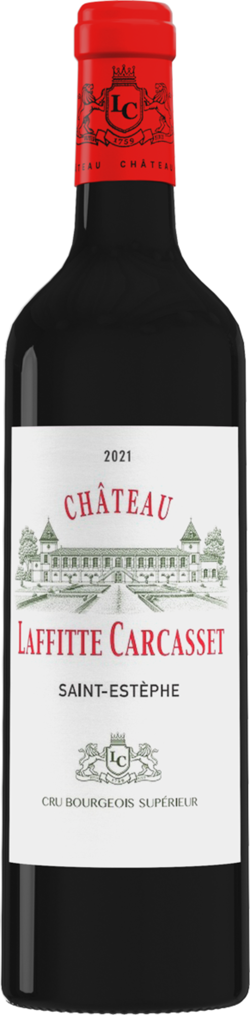  CHÂTEAU LAFFITTE CARCASSET 2021 AOP SAINT-ESTÈPHE CRU BOURGEOIS SUPÉRIEUR
ROUGE code EAN 3661303110215 