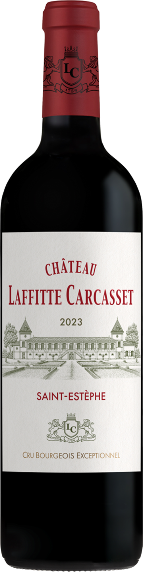  AOP SAINT-ESTÈPHE CRU BOURGEOIS EXCEPTIONNEL ROUGE - CHÂTEAU LAFFITTE CARCASSET 2023 code EAN 3661303110239 