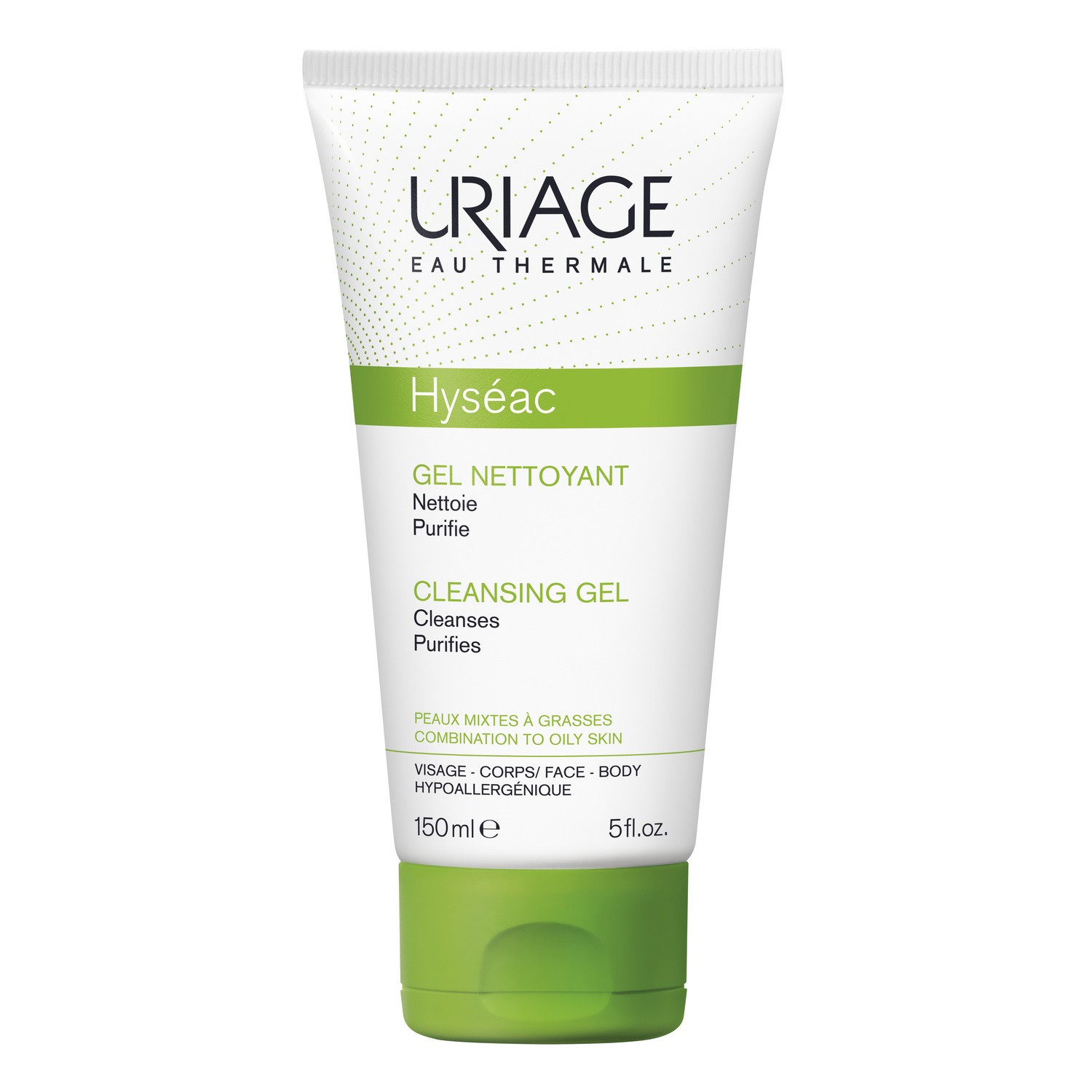 Gel nettoyant Hyséac peaux mixtes à grasses URIAGE