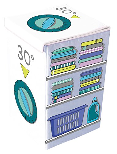 18702 bac à linge carré 30°c polypropylène blan...