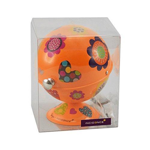 40607 boule à sucre imprimé flower power acier ...