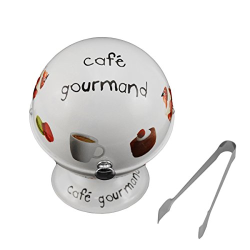 40613 boule à sucre imprimé café gourmand acier...