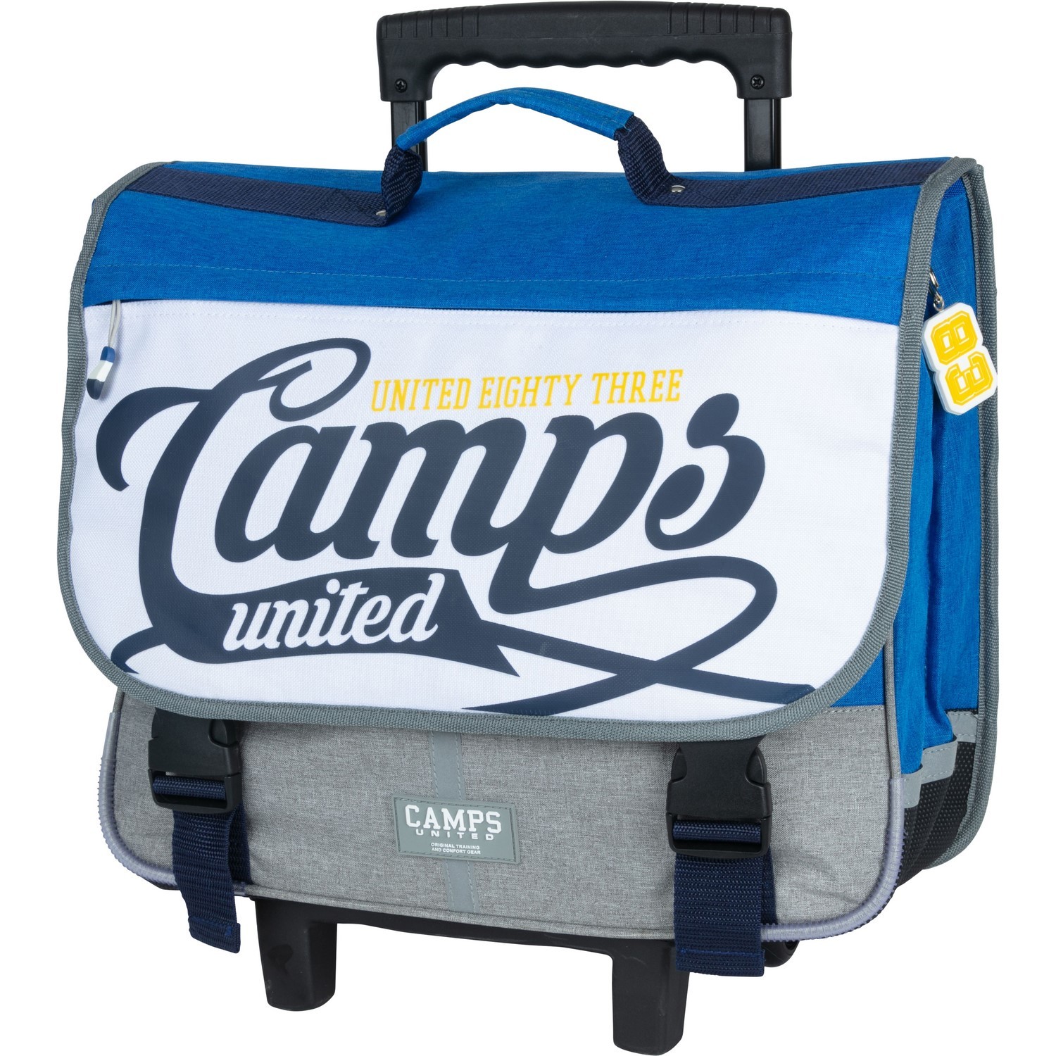 Cartable à roulettes 41 cm bleu CAMPS