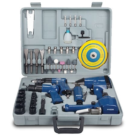 HYUNDAI Kit 6 outils pneumatique - 48 Accessoires