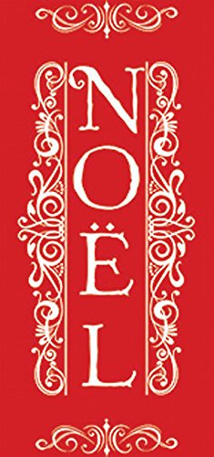 76091-803, chemin de table noel rouge / imprimé...