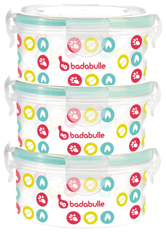 3 BOITES DE CONSERVATION BADABULLE