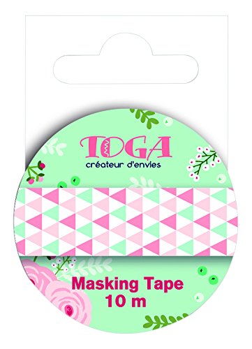 Mt88 masking tape triangles washi tape vert/ros...