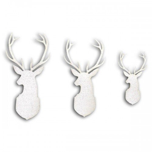 Fpd503 pack de 12 embellissements motif rennes ...