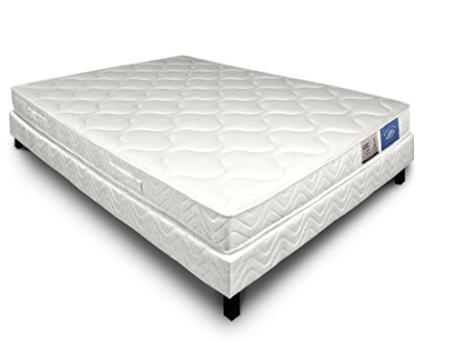 Ensemble matelas mousse haute résilience 35 kg ...