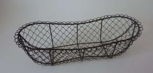 Panier ovale en grillage